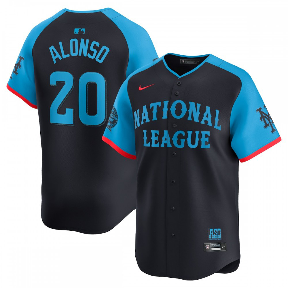 Pete Alonso National League 2024 MLB All-Star Game Limited Player Jersey - Navy-Pro Kit Vault | Brand New 26/27 Sports Jerseys